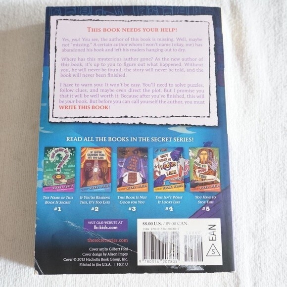 Write this Book by Pseudonymous Bosch - Picture 3 of 8